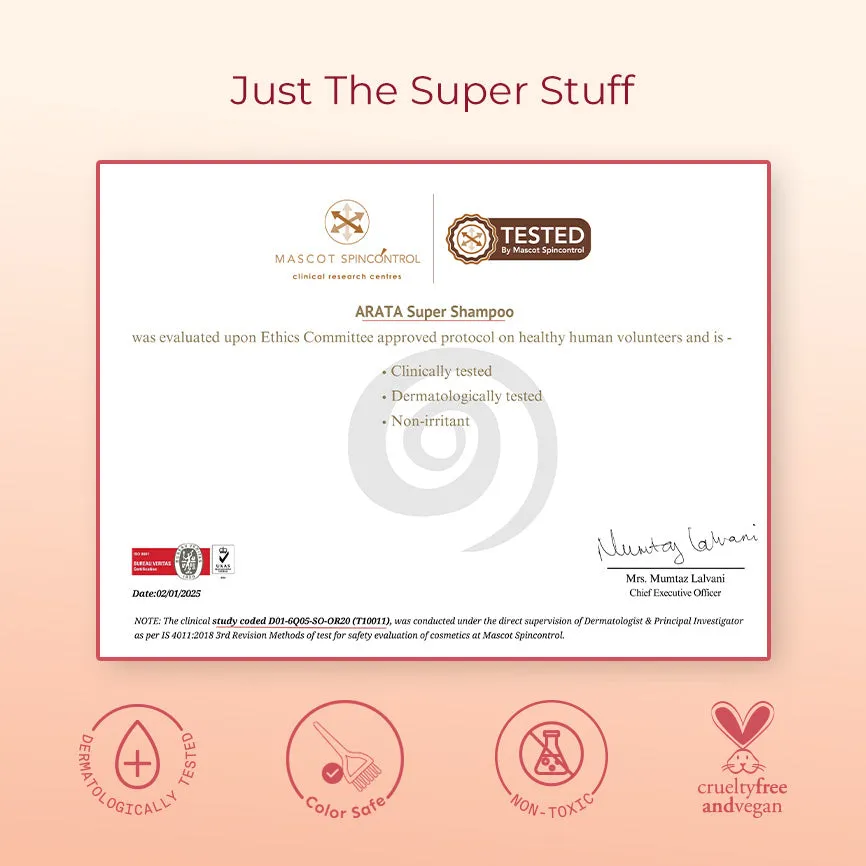 Super Anti-Damage Value Pack with Biotin, Jojoba & Vegan Keratin for Dry, Frizzy, & Damaged Hair - Super Shampoo (150ml) + Super Conditioner (200ml) + Super Serum (30ml) - Image 9